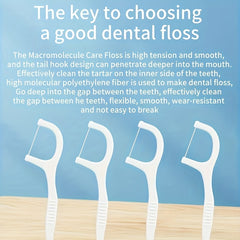 Comfort Clean Sensitive Gums Floss Picks Soft & Silky Ribbon - 150pcs