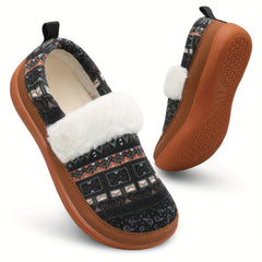 Women's Cow Print Walking Shoes Lightweight Warm Outdoor Shoes