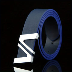 Men's Leather Automatic Buckle Business Belt Gift