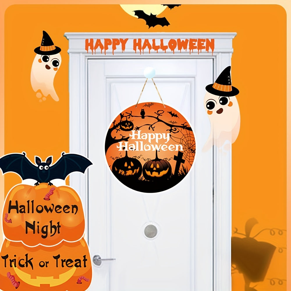 1Pc Halloween Doorway Hanging Sign Holiday Party Supplies Decoration