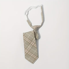 Plaid Pre Tie Formal Wear Business Style Party Tie - Unisex