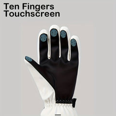 Warm Waterproof Skiing Gloves Touch Screen Outdoor Sports