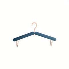 4 Pack Plastic Folding Travel Hangers With Clips Portable