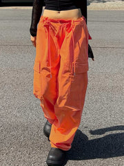 Casual Sports Pants High Waist Cargo Pants