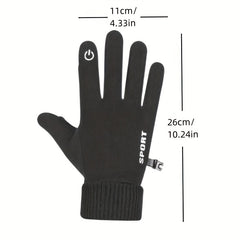 Outdoor Non-slip Touch Screen Warm Gloves for Cycling