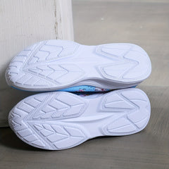 Rhinestone Decor & Flower Pattern Breathable Woven Shoes