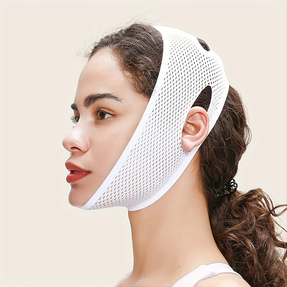 Breathable V Face Cheek Lift Up Band Reduce Double Chin V Line Shaping Bandage