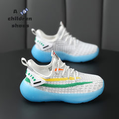 Boys Lightweight Woven Sneakers for Spring & Autumn