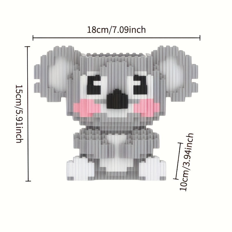 Koala Building Blocks Pen Holder Toy - Ideal Gift for All Occasions
