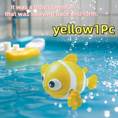 Fun Clownfish Plastic Toy Float for Bathing Pool or Beach Play