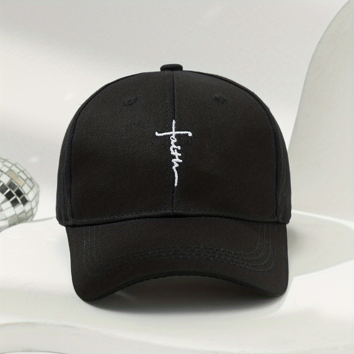Men's Letter Faith Sun Hat Baseball Cap