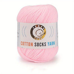 3 Strands Milk Cotton Wool Thread for Crocheting and Knitting DIY Doll Sweater