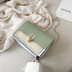 Casual PU Leather Shoulder Bag For Girls Mobile Phone Bag