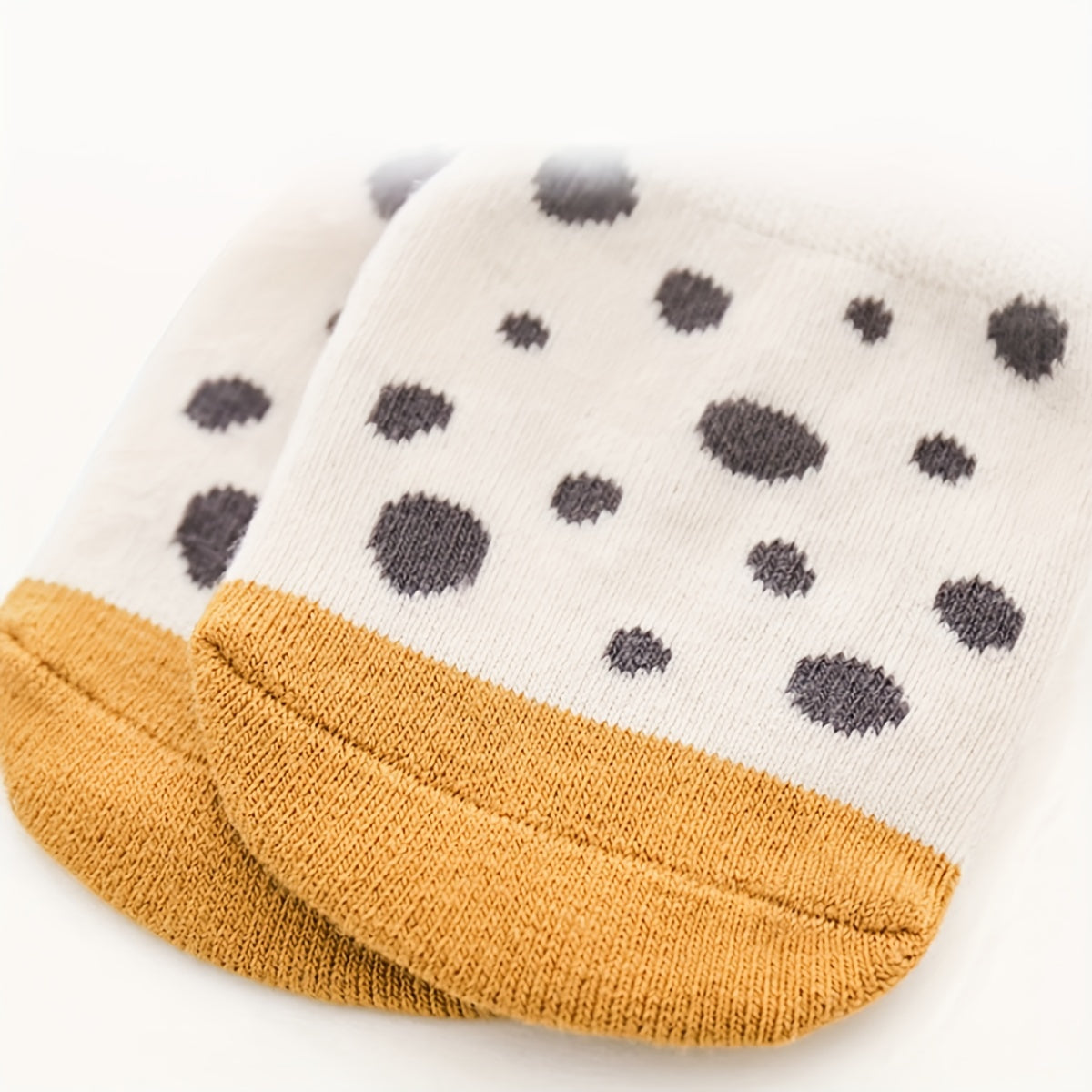 5pairs Kids Anti-Skid Cartoon Pattern Socks with Rubber Dots