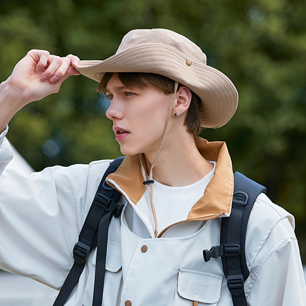 UV Protection Sun Hat Wide Brim Bucket Hat
