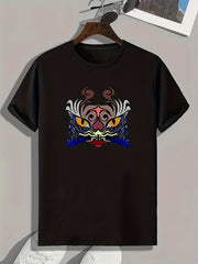 Abstract Cartoon Pattern Print Graphic T-shirt for Men