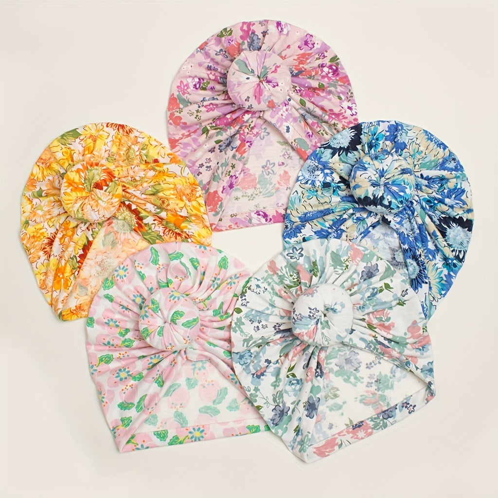 Girls' Donut Printed Pullover Hat for Autumn/Winter