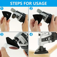 Oscillating Tool Sanding Pad Kit 90mm for Wood and Gypsum Polishing
