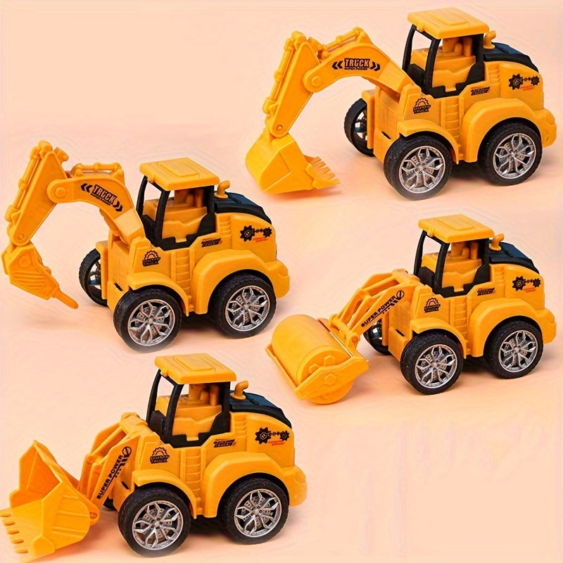 Excavator Roller Toy Inertial Car Bulldozer Farmer Grass Shovel Model Car