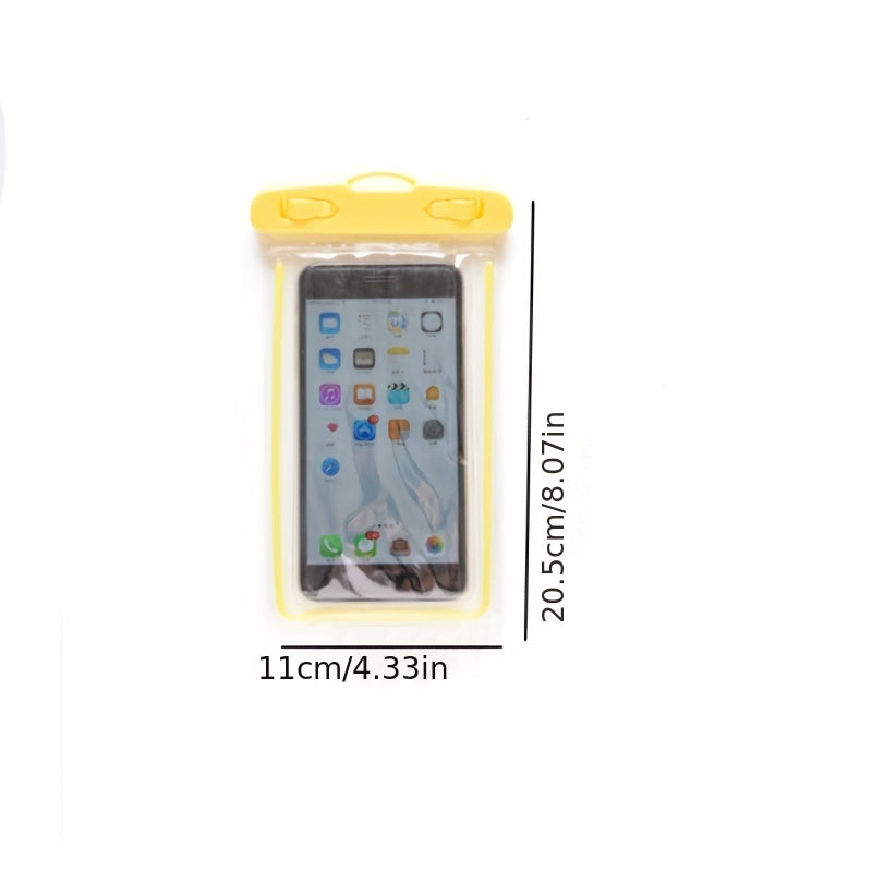 PVC Luminous Waterproof Bag for Mobile Phone - Swimming Diving