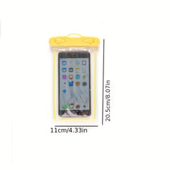 PVC Luminous Waterproof Bag for Mobile Phone - Swimming Diving