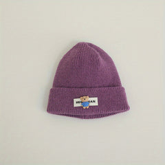 Windproof Knit Beanie Hat with Toy Bear for Men and Women