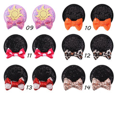 Colorful Bows Hair Clip Set for Kids Parties