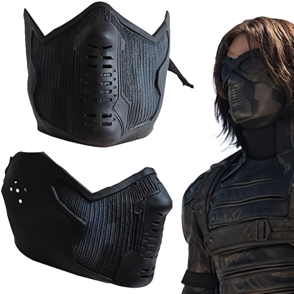 Rubber Half Face Mask Cosplay Role Play Party Halloween Christmas