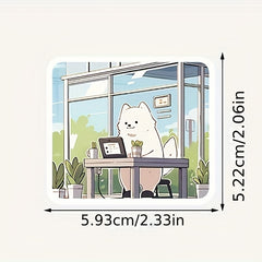 50pcs Small Animal's Stickers for Notebooks Laptops Journals Phones...