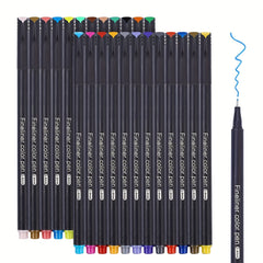 60 Vibrant Colors Journal Pens Fine Tip for Note Taking Art Projects