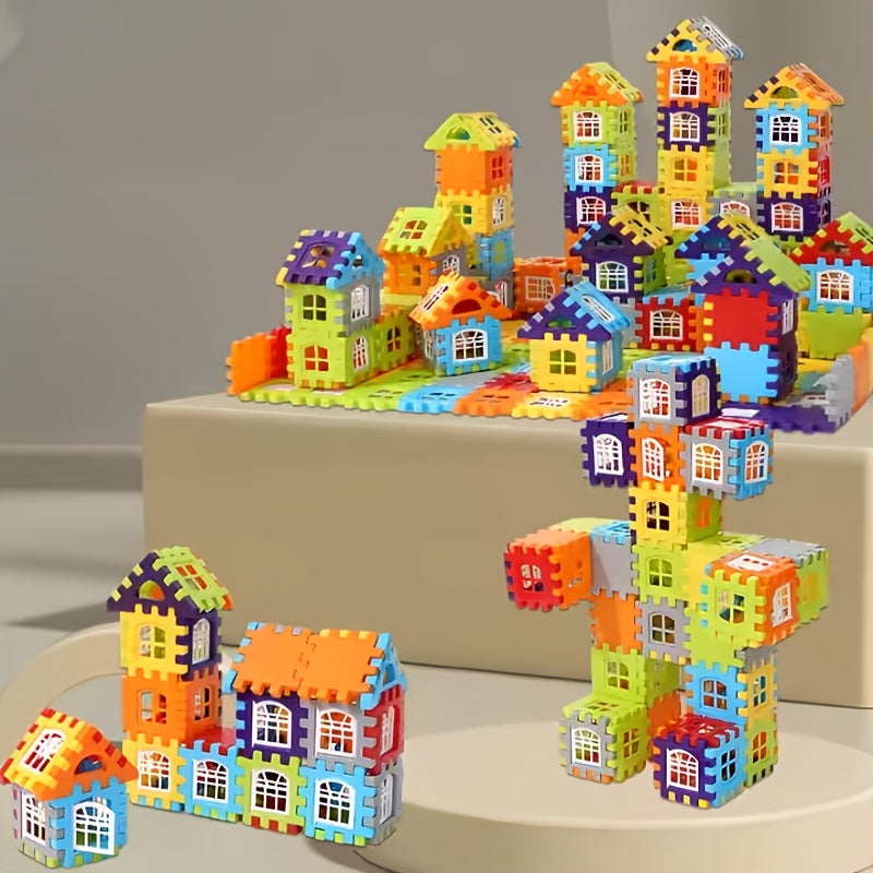 Multicolor Building Blocks DIY House Toy for Presents