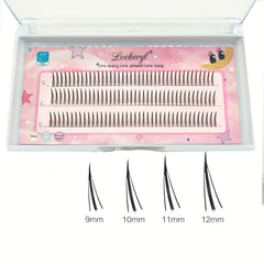DIY Eyelash Extension Segmented False Eyelashes Little Devil Double Fishtail