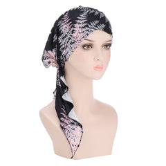 Floral Turban Cap Bandana Head Wrap For Women Girls