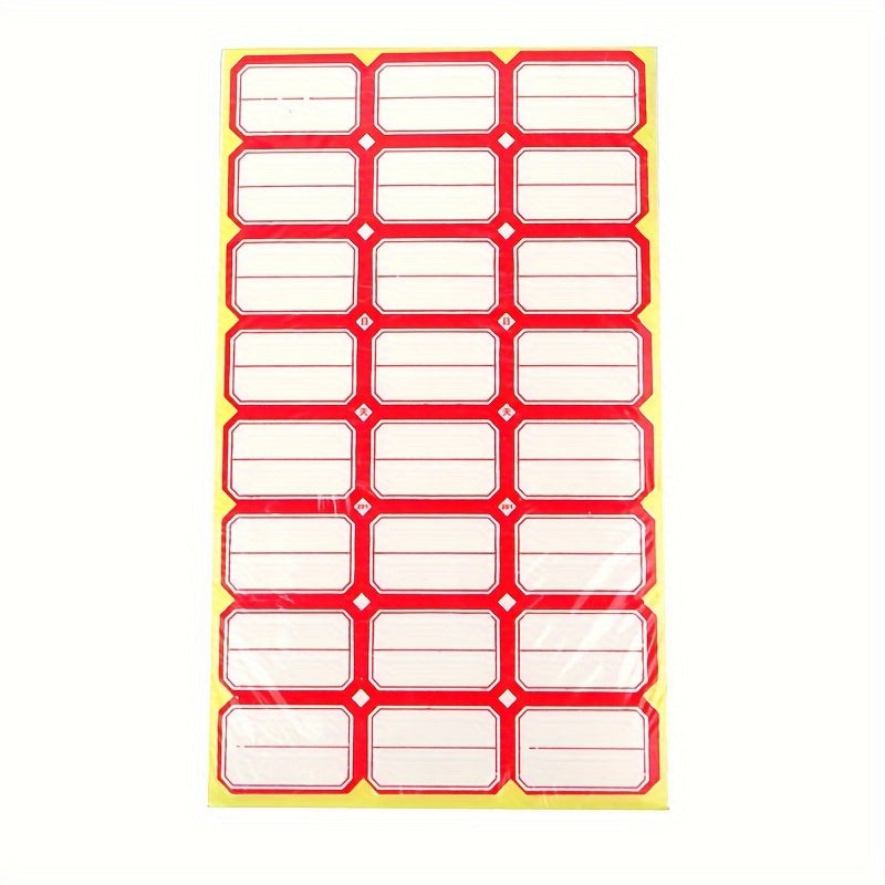 10 Self Adhesive Labels Stickers Handwritten Office Stickers