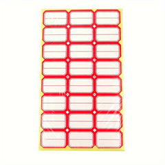 10 Self Adhesive Labels Stickers Handwritten Office Stickers