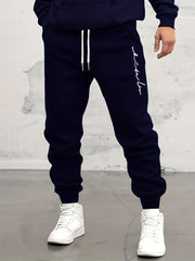 Drawstring Sweatpants Men's Casual Loose Fit Joggers
