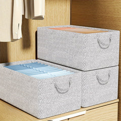 Large Capacity Storage Basket with High Handle Non-woven Fabric Storage Box