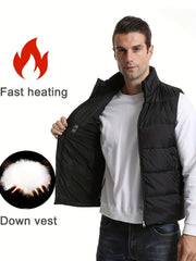 Men's Smart Heating Vest Warm Outdoor Vest Winter Clothing