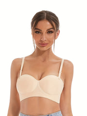Seamless Wireless Push Up Bra Comfortable Breathable Women's Lingerie