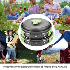 Portable Camping Cooking Cutlery Set - Outdoor Cookware for Hiking and Picnic