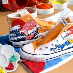 Waterproof Fabric Paint Set 36 Colors Clothes Professional Textile Pigments Kit