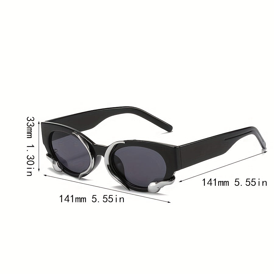 Steampunk Cat Eye Sunglasses UV400 Driving Glasses