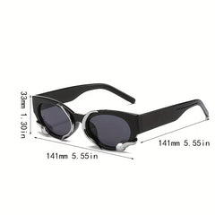 Steampunk Cat Eye Sunglasses UV400 Driving Glasses