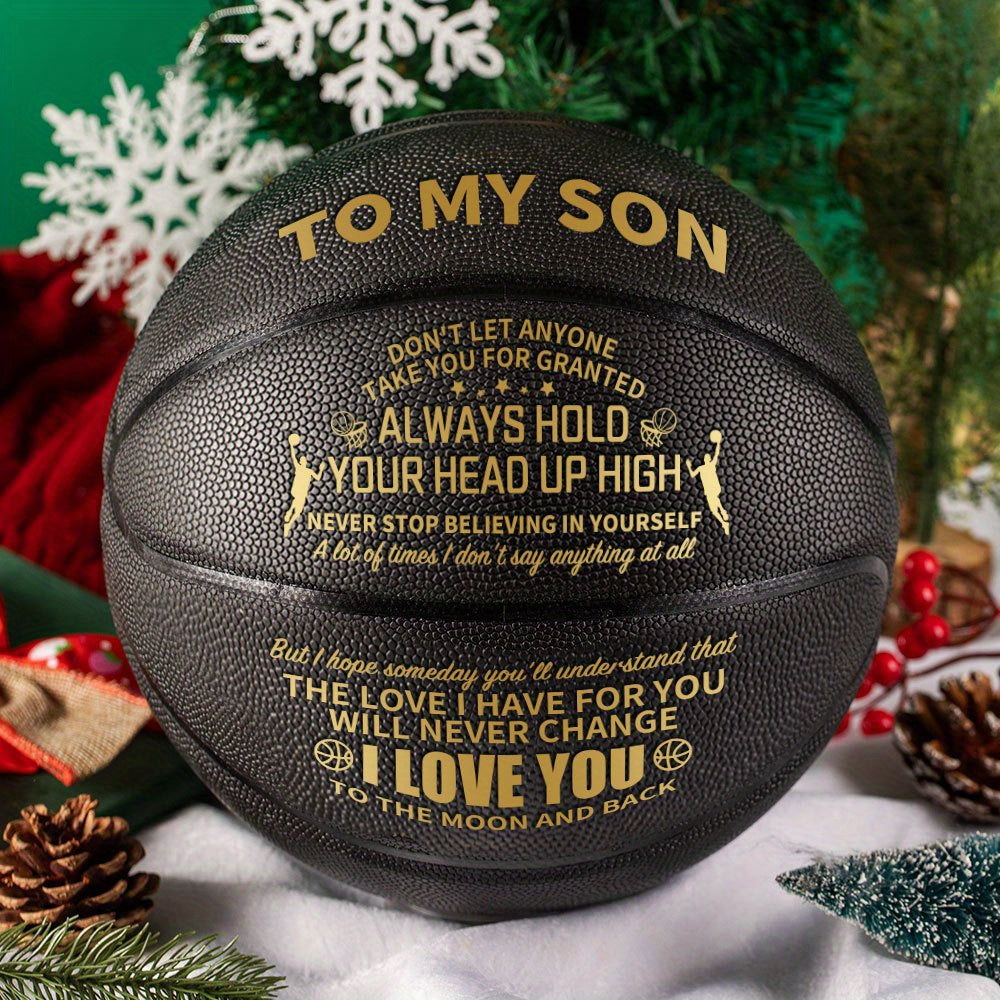 1pc Int'l Size Basketball w/ Pump - Ideal Grandson Gift