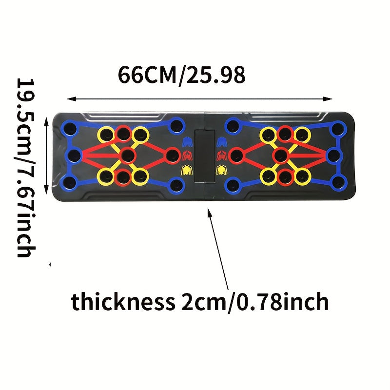 Multifunctional Push Up Board Foldable 20 In 1 Chest Muscle Exercise Equipment