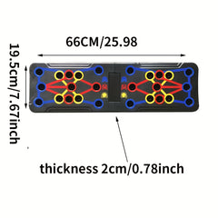 Multifunctional Push Up Board Foldable 20 In 1 Chest Muscle Exercise Equipment