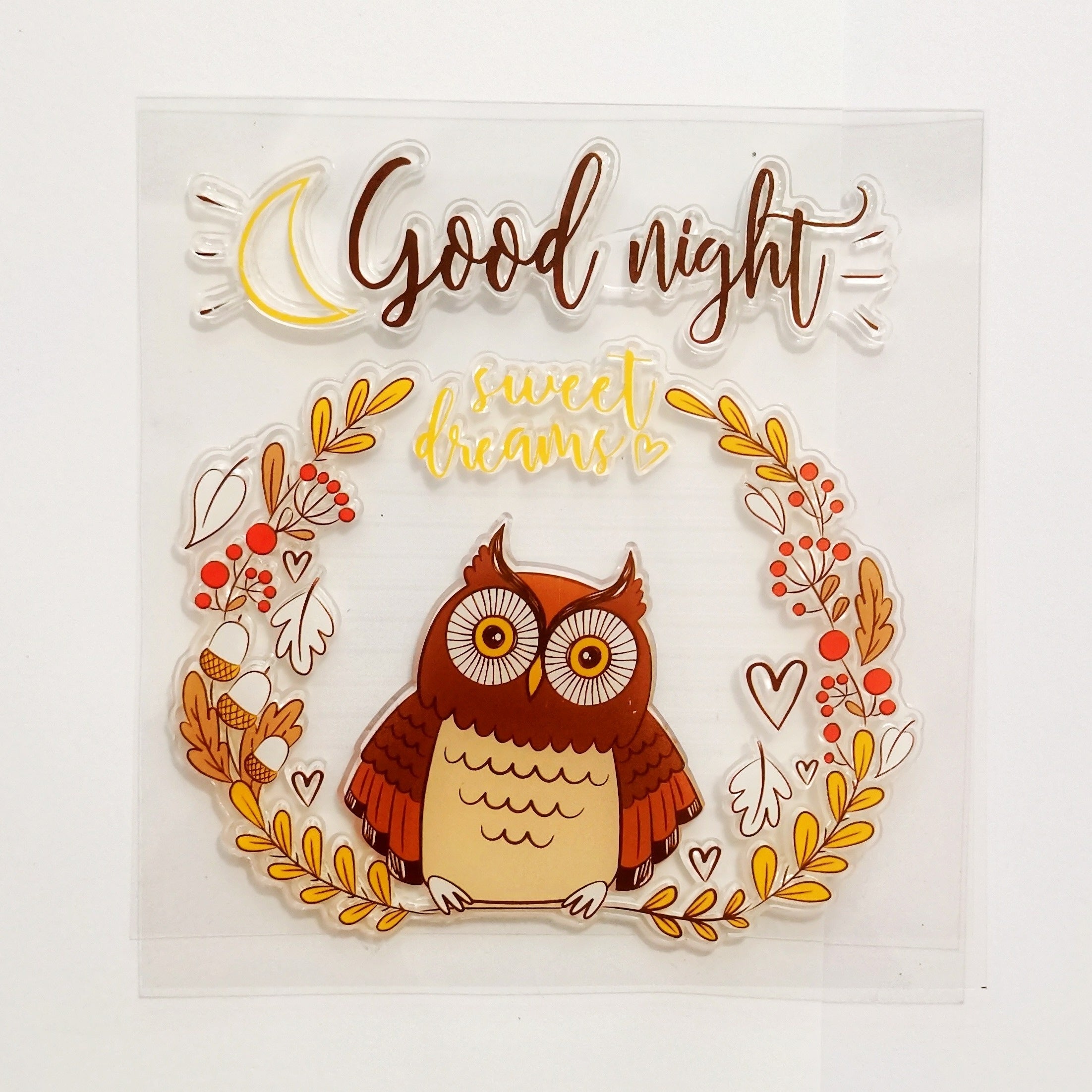 1pc Animal Owl DIY Cartoon Decoration Painting Tool Silicone Seal