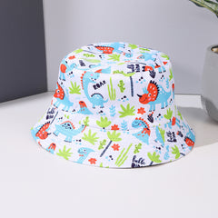 Dinosaur Print Bucket Hat Lightweight Sun Shade Fisherman Cap
