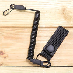 1pc Retractable Lanyard Safety Coiled Lanyard Anti lost Tool