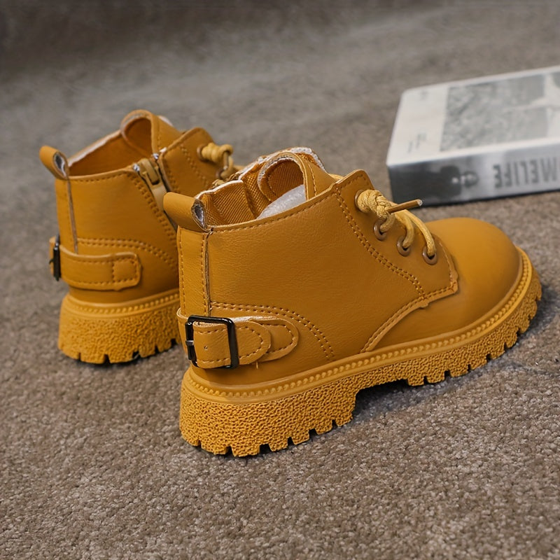 Kids Ankle Boots Zipper Non Slip Comfortable Travel Boots